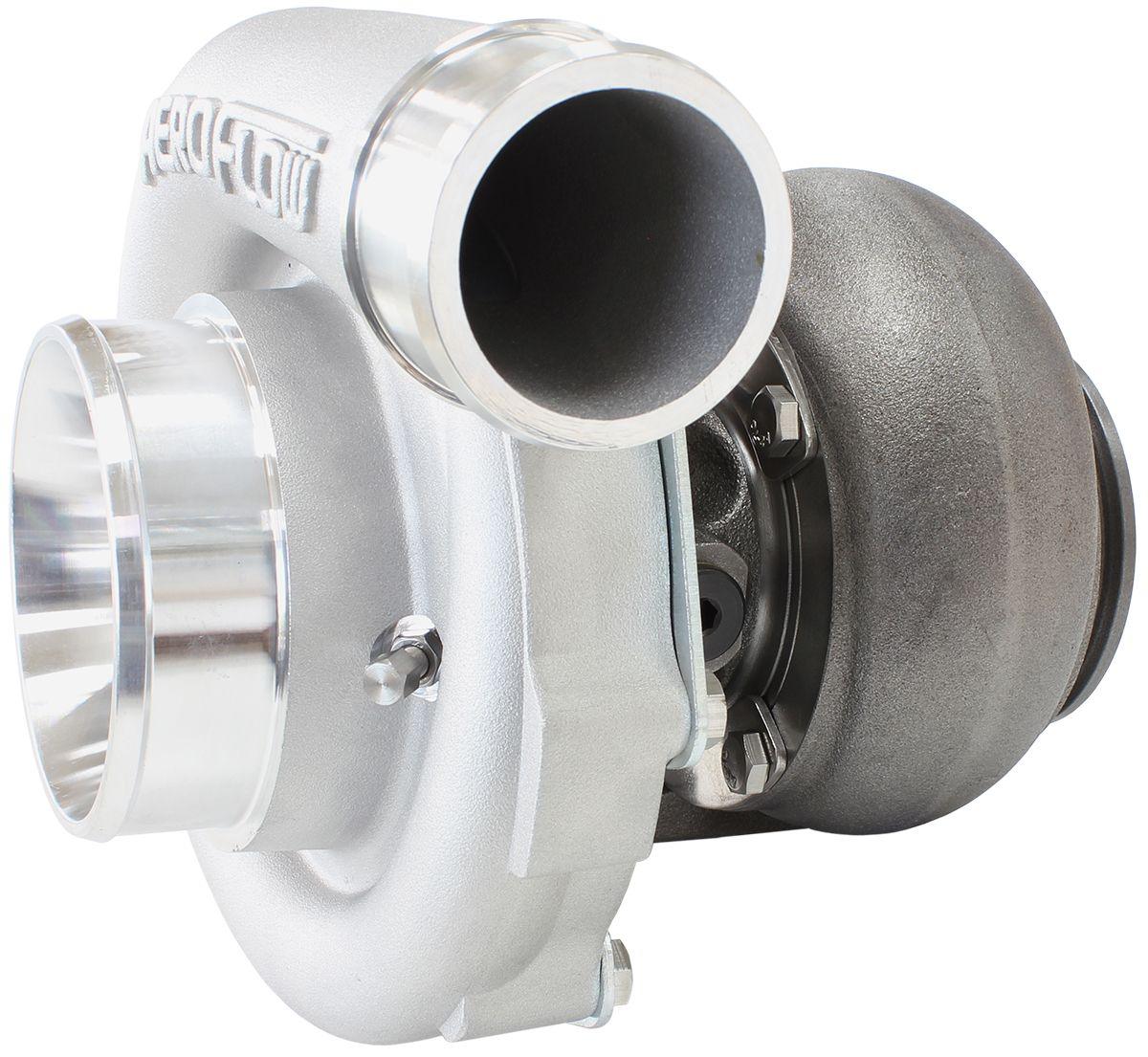 Aeroflow Performance External Wastegate, T4 Inlet Flange, V-Band Exhaust Flange Aeroflow BOOSTED 7875 GEN 1 T4 .96 Turbocharger 1050HP, Natural Cast Finish AF8005-4020 SR
