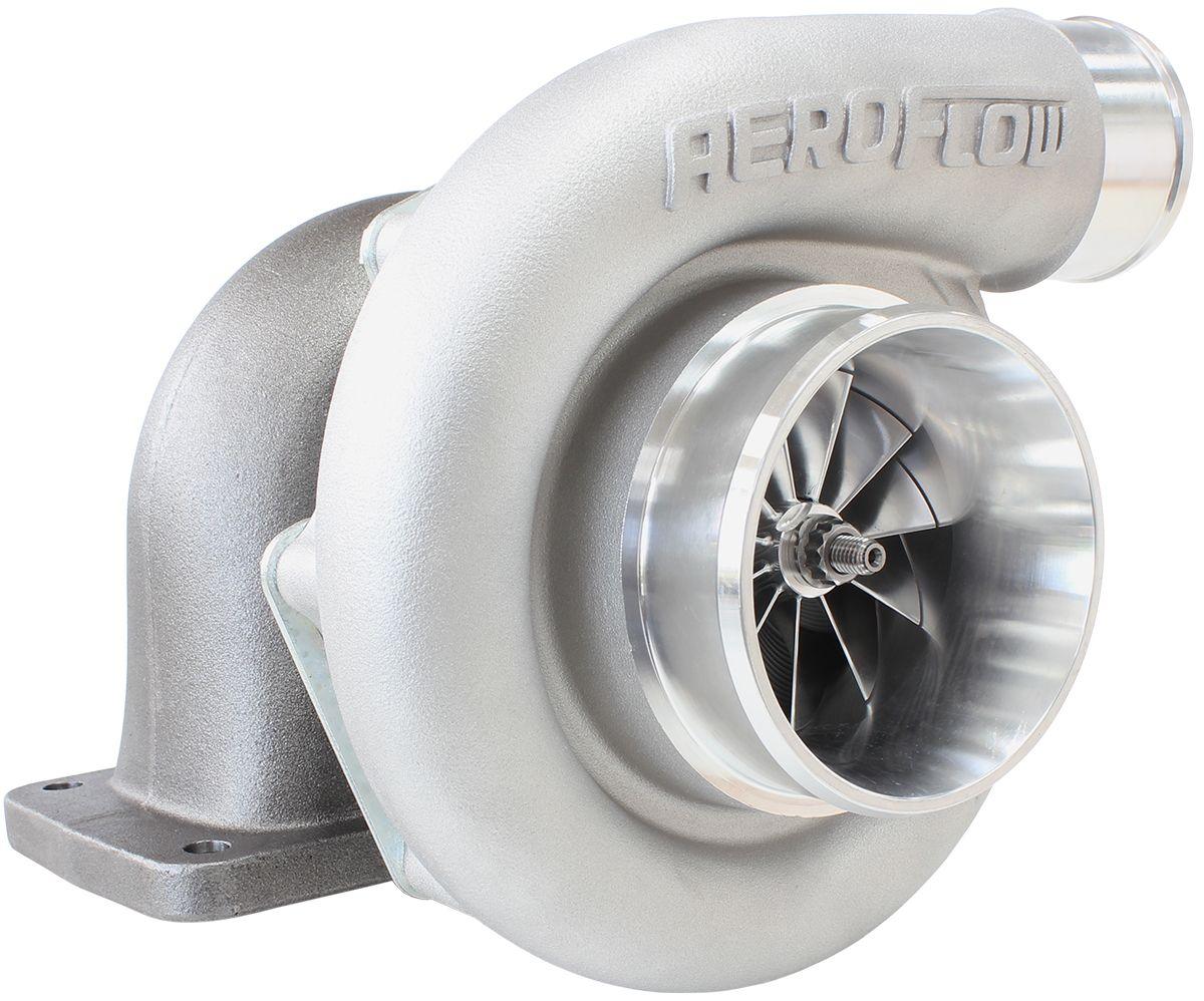 Aeroflow Performance External Wastegate, T4 Inlet Flange, V-Band Exhaust Flange Aeroflow BOOSTED 7875 GEN 1 T4 .96 Turbocharger 1050HP, Natural Cast Finish AF8005-4020 SR