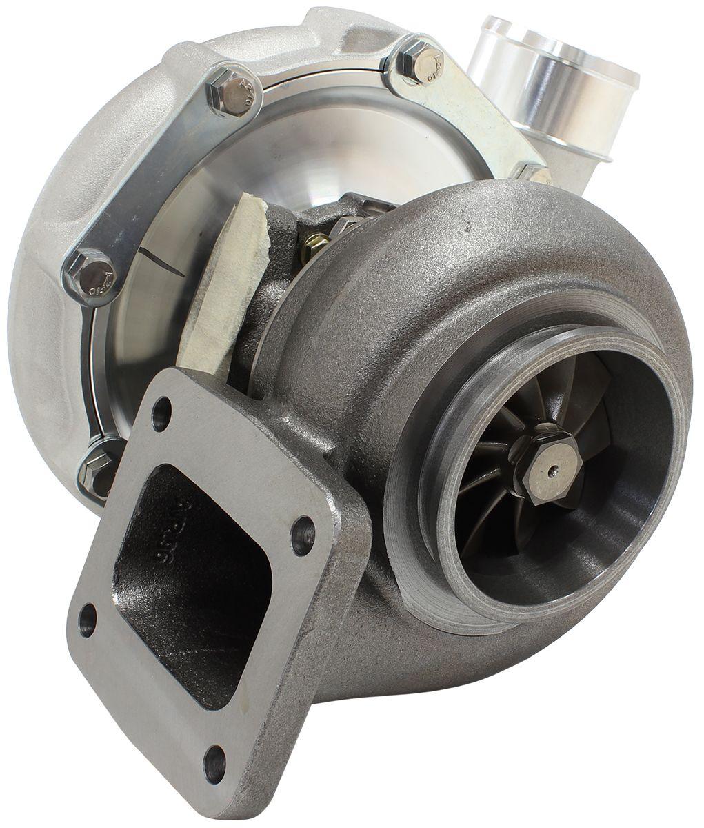 Aeroflow Performance External Wastegate, T4 Inlet Flange, V-Band Exhaust Flange Aeroflow BOOSTED 7875 GEN 1 T4 .96 Turbocharger 1050HP, Natural Cast Finish AF8005-4020 SR