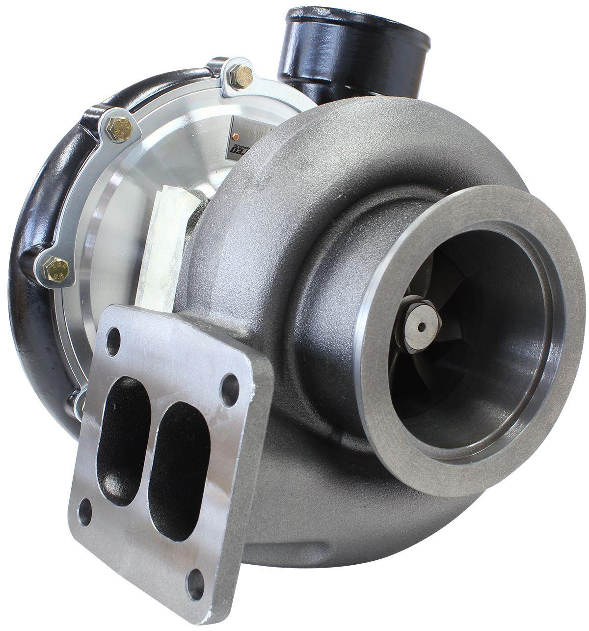 Aeroflow Performance External Wastegate, T4 Inlet Flange, V-Band Exhaust Flange Aeroflow BOOSTED 7875 GEN 2 1.25 Turbocharger 1150HP, Hi Temp Black Finish AF8006-4012BLK SR