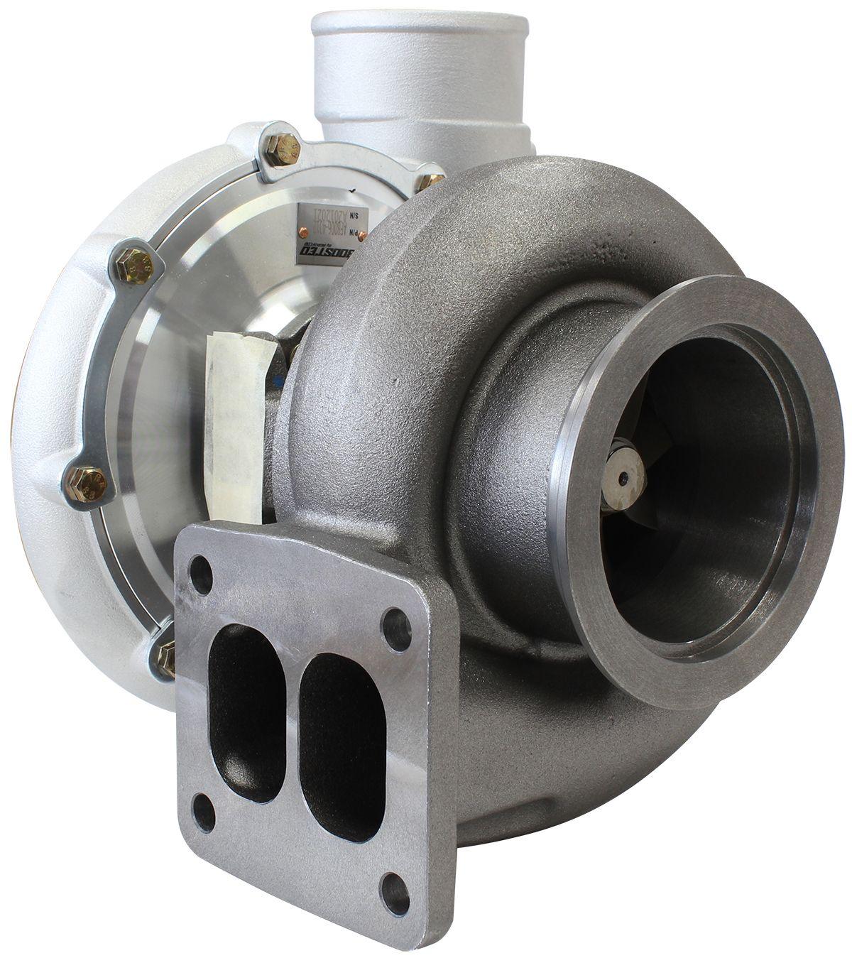Aeroflow Performance External Wastegate, T4 Inlet Flange, V-Band Exhaust Flange Aeroflow BOOSTED 7875 GEN 2 1.25 Turbocharger 1150HP, Natural Cast Finish AF8006-4012 SR