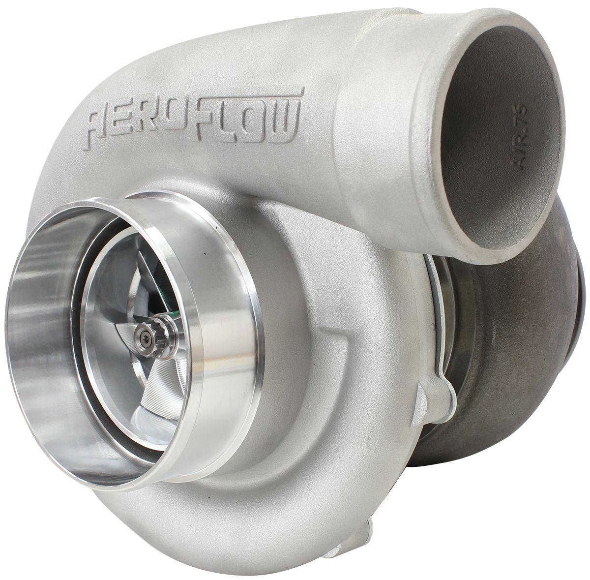 Aeroflow Performance External Wastegate, T4 Inlet Flange, V-Band Exhaust Flange Aeroflow BOOSTED 7875 GEN 2 T4 1.25 Turbocharger 1050HP, Natural Cast Finish AF8005-4021 SR