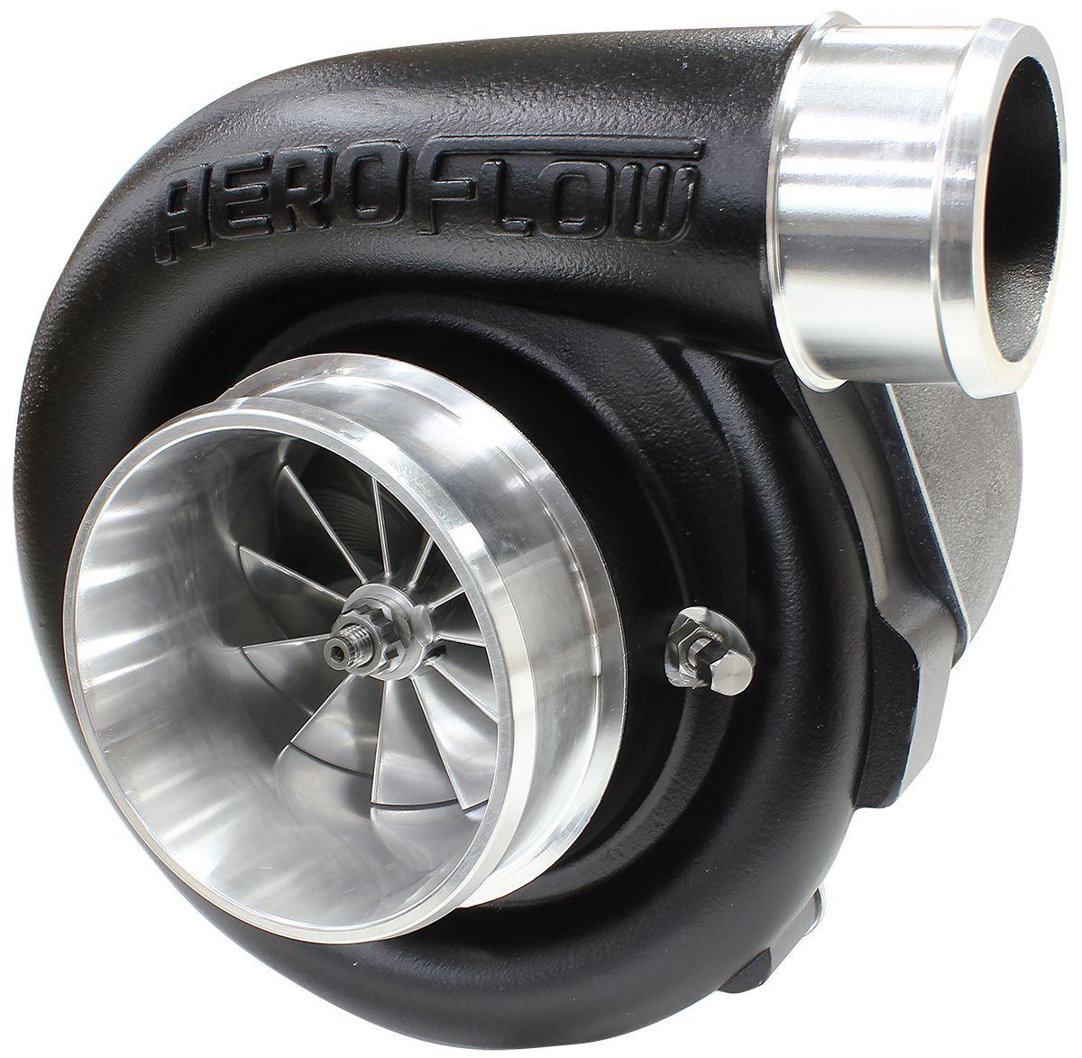 Aeroflow Performance External Wastegate, T4 Inlet Flange, V-Band Exhaust Flange Aeroflow BOOSTED 7875 T4 1.25 Turbocharger 950HP, Hi Temp Black Finish AF8006-4011BLK SR