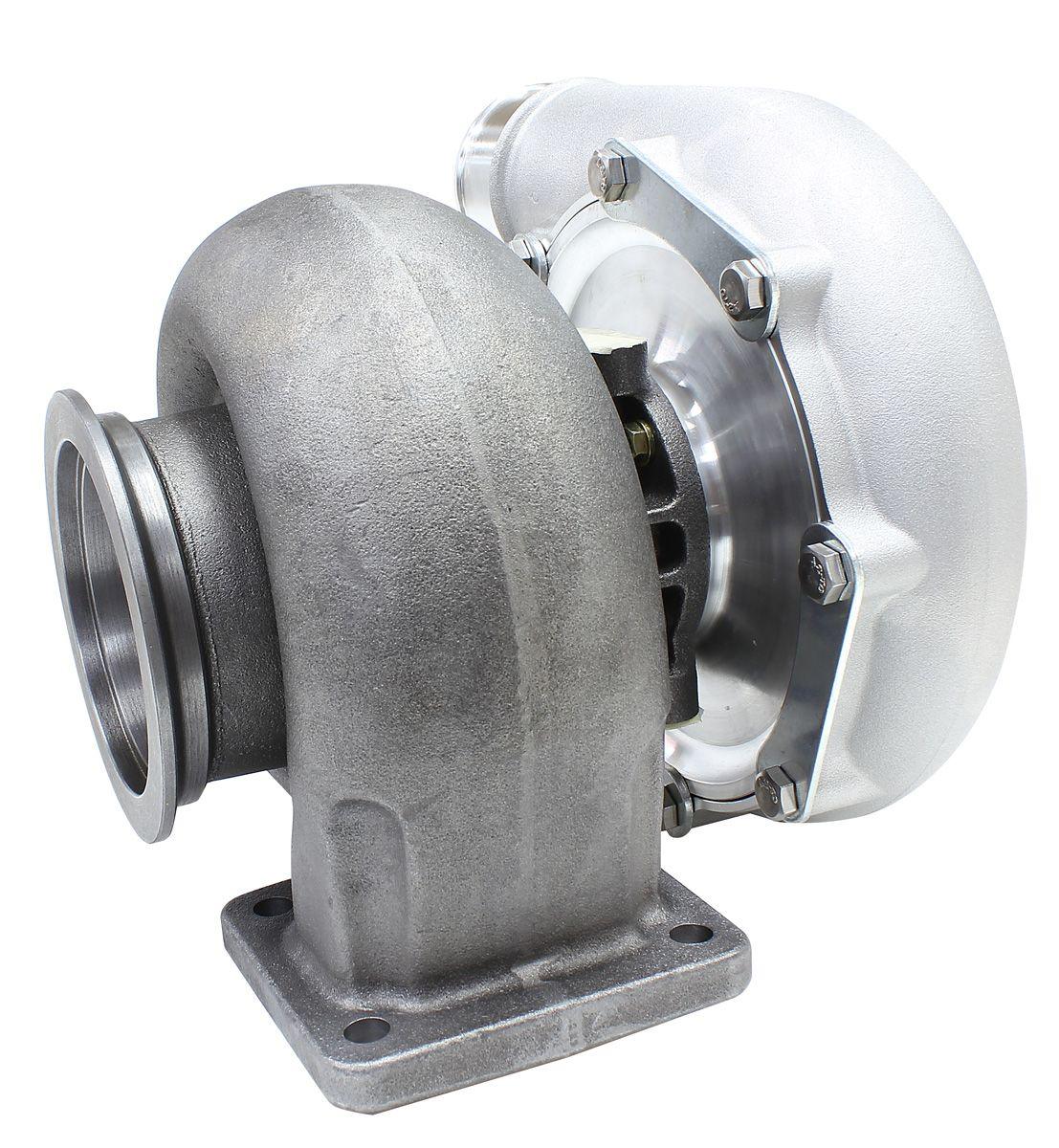 Aeroflow Performance External Wastegate, T4 Inlet Flange, V-Band Exhaust Flange Aeroflow BOOSTED 7875 T4 1.25 Turbocharger 950HP, Natural Cast Finish AF8006-4011 SR
