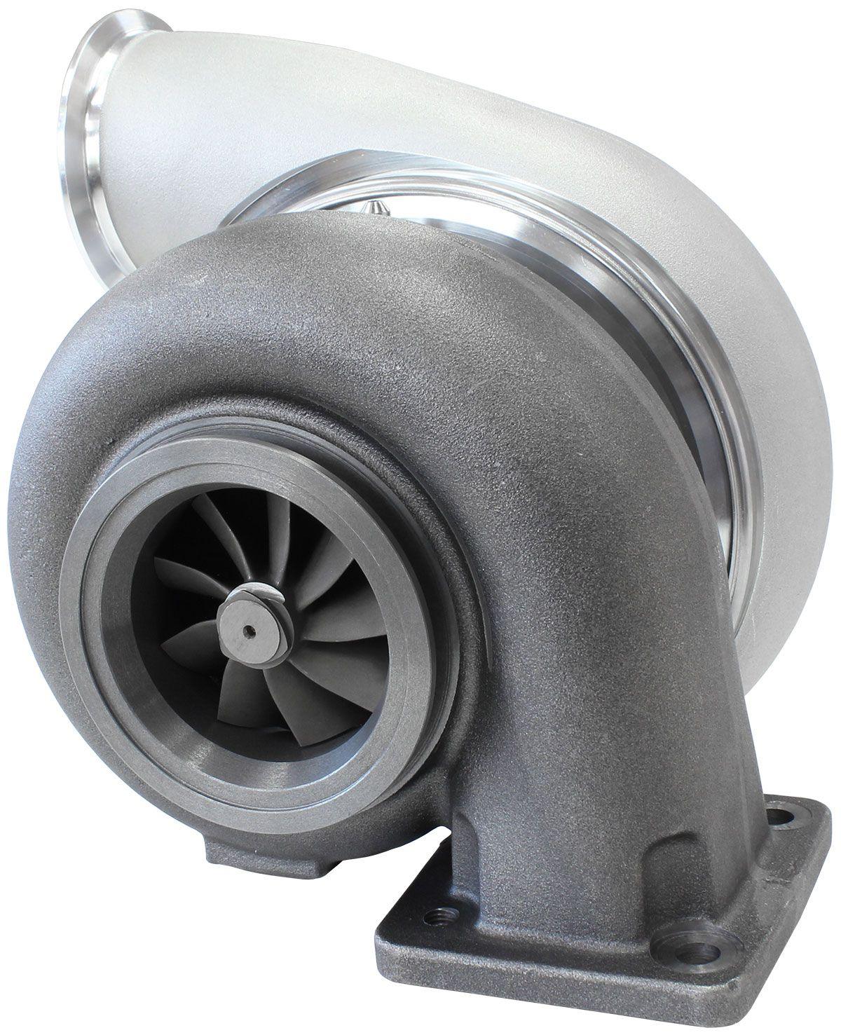 Aeroflow Performance External Wastegate, T4 Inlet Flange, V-Band Exhaust Flange Aeroflow BOOSTED 7975 T4 1.25 Turbocharger 1450HP, Natural Cast Finish AF8005-4043 SR