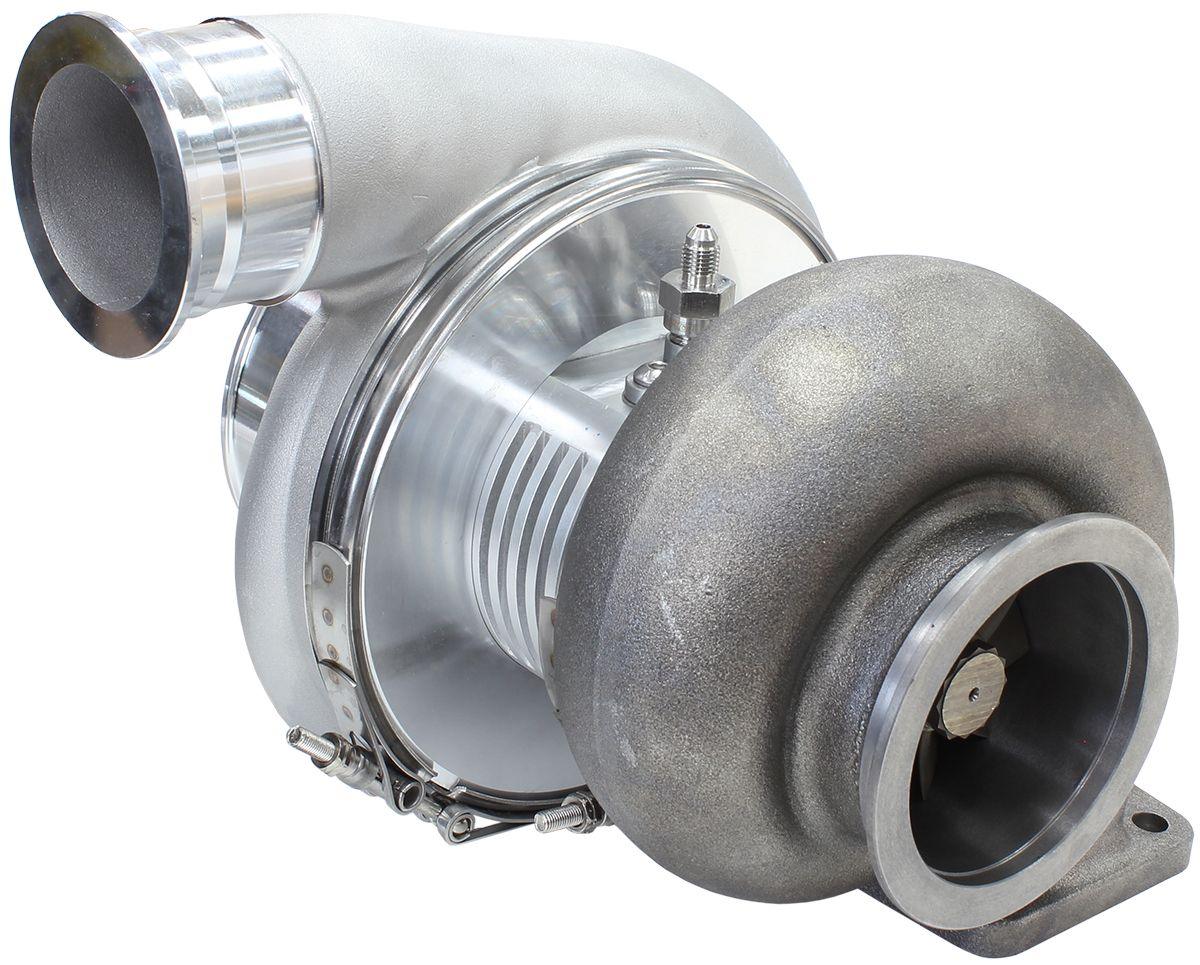Aeroflow Performance External Wastegate, T4 Twin Entry Inlet Flange, V-Band Exhaust Flange Aeroflow BOOSTED 7588 T4 1.25 Turbocharger 1500HP, Natural Cast Finish AF8005-4027 SR
