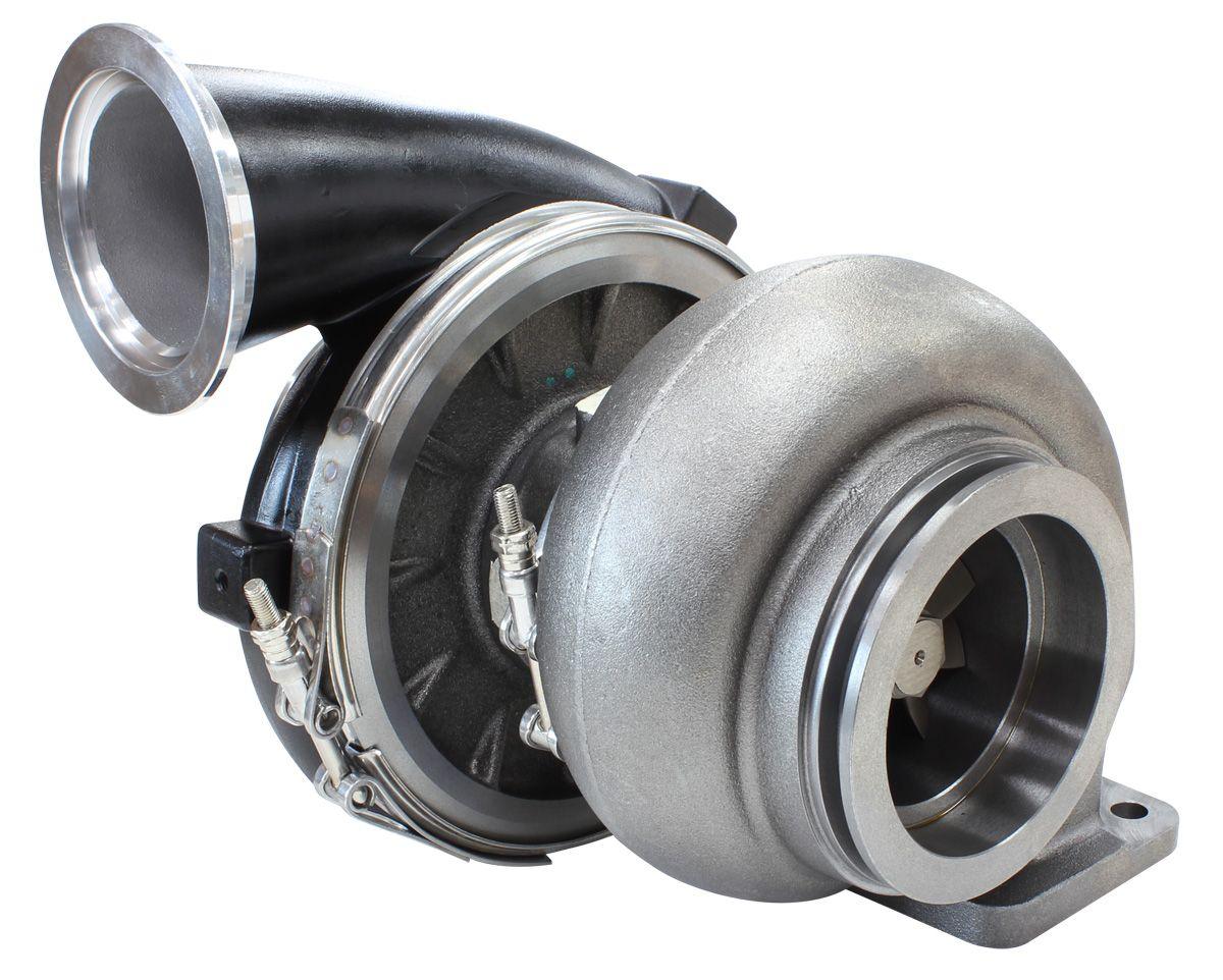 Aeroflow Performance External Wastegate, T4 Twin Entry Inlet Flange, V-Band Exhaust Flange Aeroflow BOOSTED 8077 T4 1.15 Turbocharger 1250HP, Hi Temp Black Finish AF8005-4007BLK SR