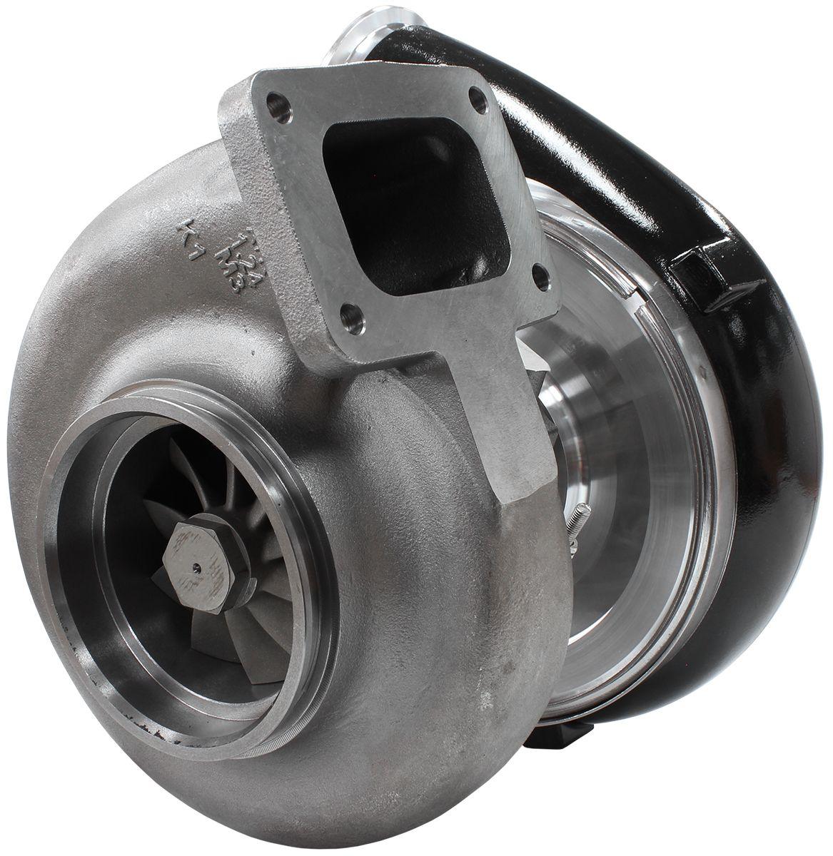 Aeroflow Performance External Wastegate, T6 Twin Entry Inlet Flange, V-Band Exhaust Flange Aeroflow BOOSTED 106102 T6 1.24 Turbocharger 2850HP, Hi Temp Black Finish AF8006-6013BLK SR