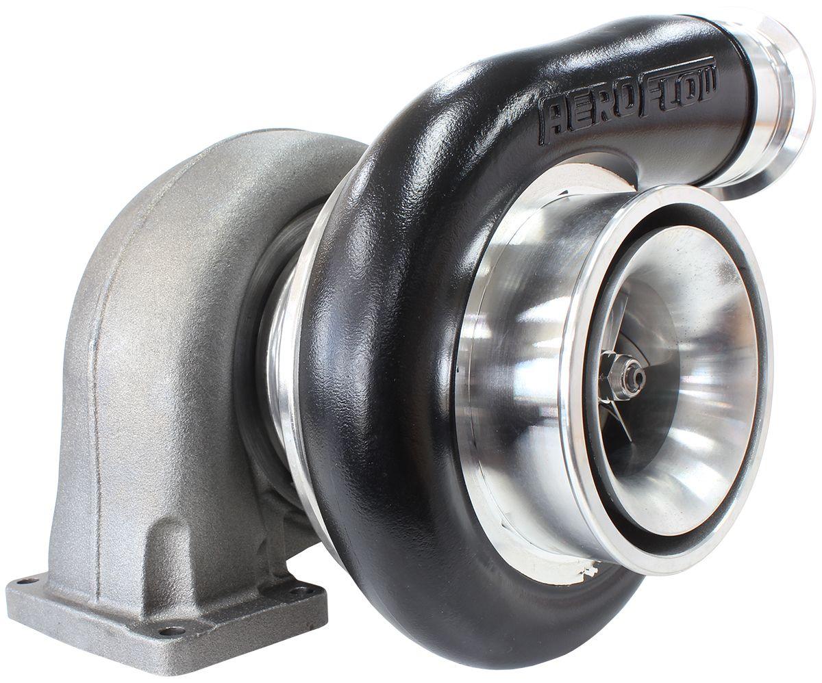 Aeroflow Performance External Wastegate, T6 Twin Entry Inlet Flange, V-Band Exhaust Flange Aeroflow BOOSTED 7588 T6 1.32 Turbocharger 1500HP, Hi Temp Black Finish AF8005-6010BLK SR