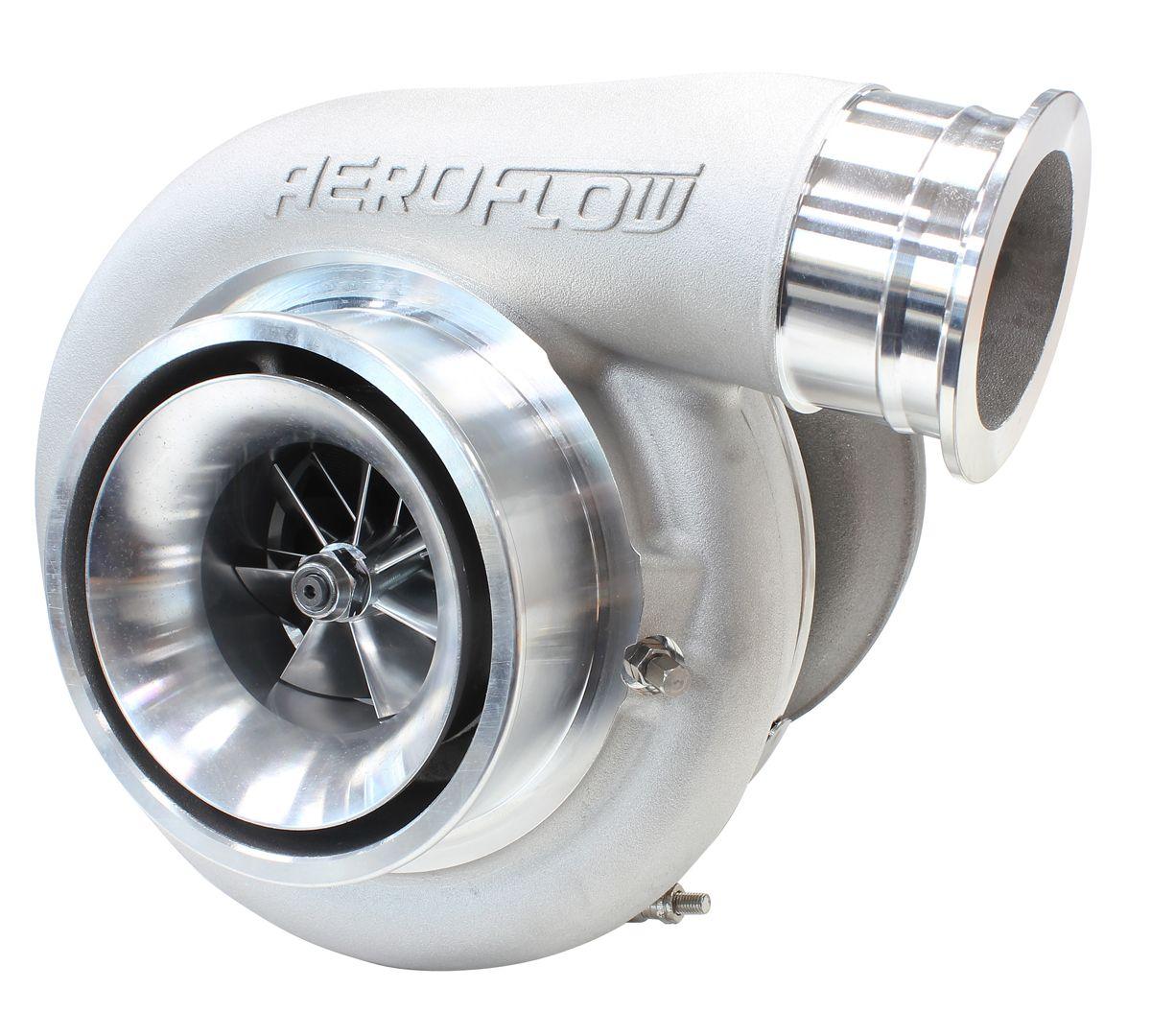 Aeroflow Performance External Wastegate, T6 Twin Entry Inlet Flange, V-Band Exhaust Flange Aeroflow BOOSTED 7588 T6 1.32 Turbocharger 1500HP, Natural Cast Finish AF8005-6010 SR