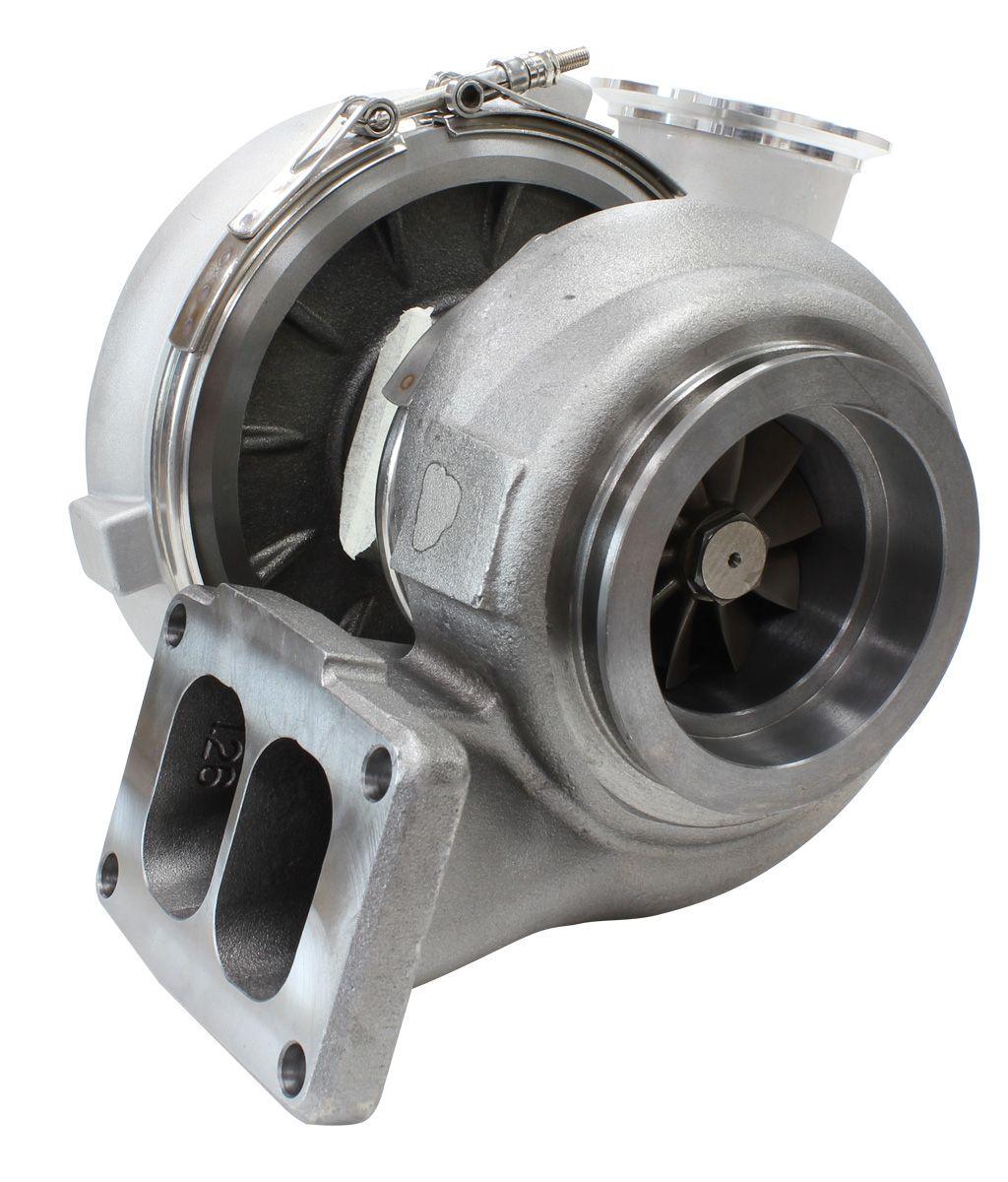 Aeroflow Performance External Wastegate, T6 Twin Entry Inlet Flange, V-Band Exhaust Flange Aeroflow BOOSTED 8077 T6 1.26 Turbocharger 1250HP, Natural Cast Finish AF8005-6000 SR
