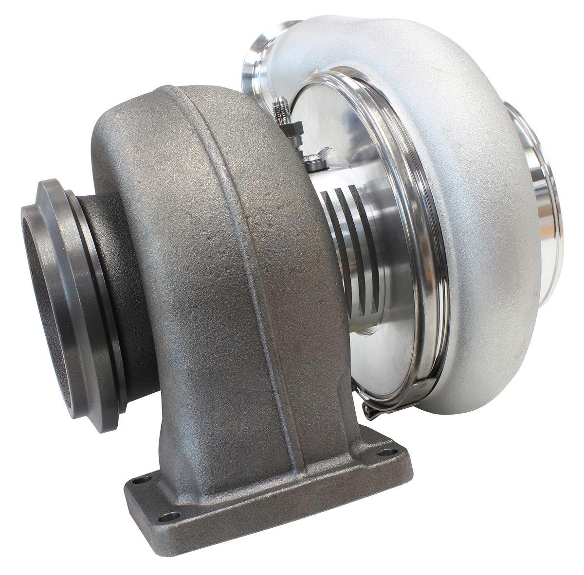 Aeroflow Performance External Wastegate, T6 Twin Entry Inlet Flange, V-Band Exhaust Flange Aeroflow BOOSTED 8888 T6 1.32 Turbocharger 1600HP, Natural Cast Finish AF8005-6011 SR