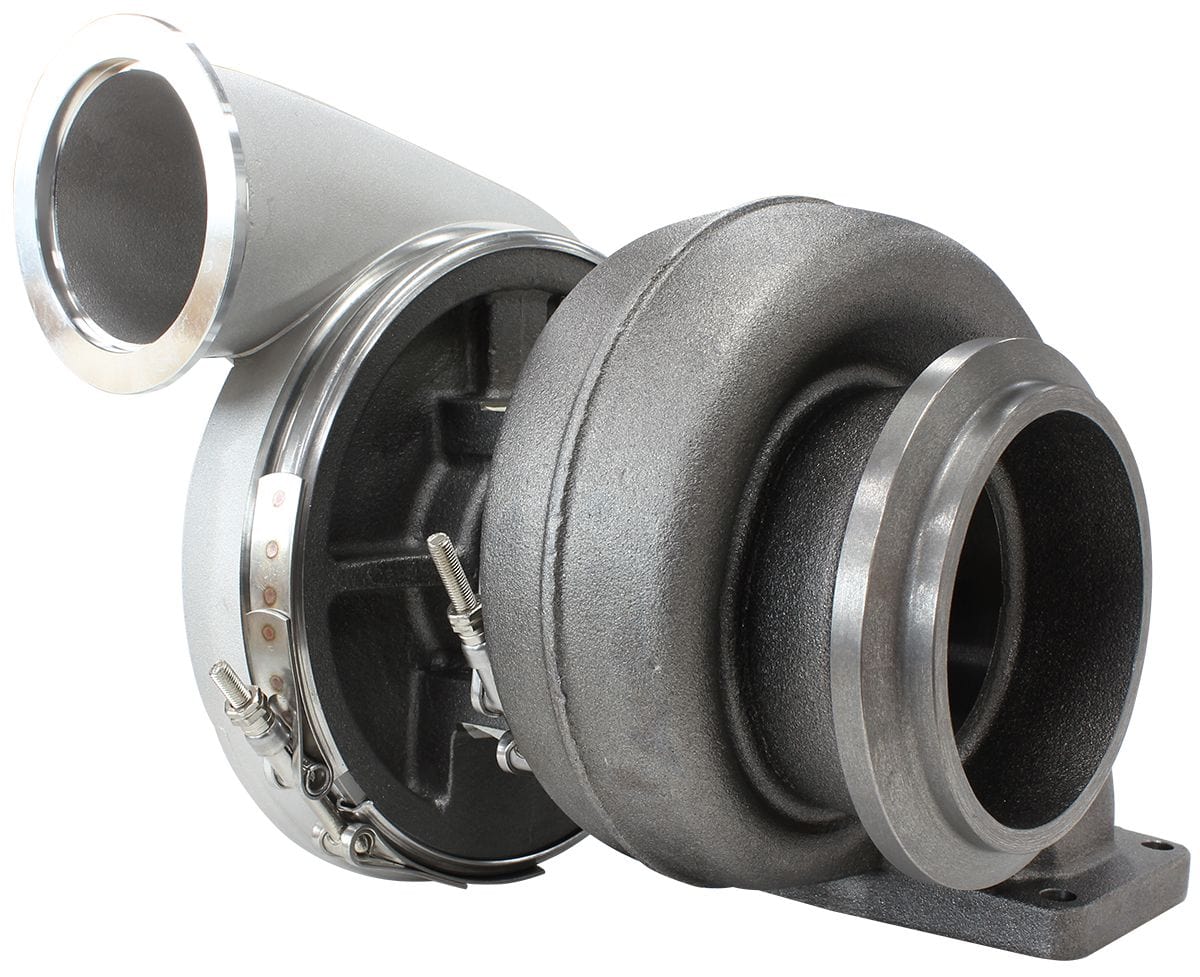 Aeroflow Performance External Wastegate, T6 Twin Entry Inlet Flange, V-Band Exhaust Flange Aeroflow BOOSTED 8888 T6 1.32 Turbocharger 1600HP, Natural Cast Finish AF8006-6001 SR