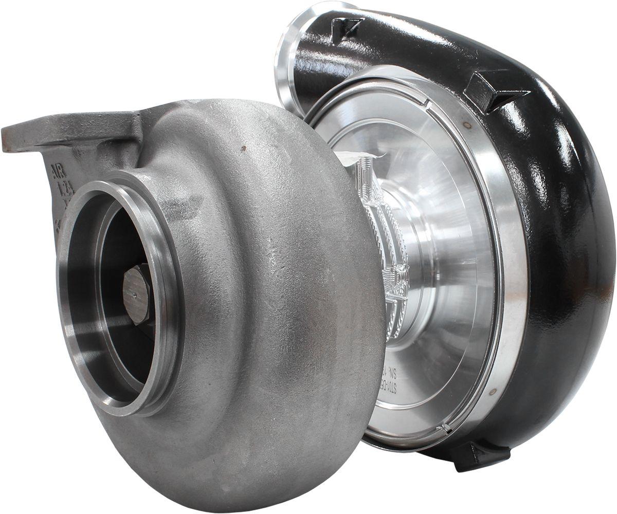 Aeroflow Performance External Wastegate, T6 Twin Entry Inlet Flange, V-Band Exhaust Flange Aeroflow BOOSTED 94103 T6 1.24 Turbocharger 2500HP, Hi Temp Black Finish AF8005-6005BLK SR