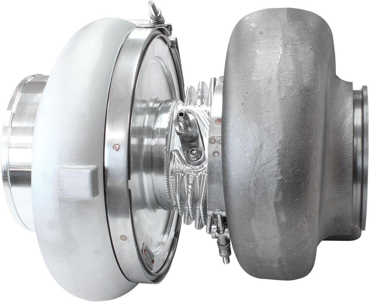 Aeroflow Performance External Wastegate, T6 Twin Entry Inlet Flange, V-Band Exhaust Flange Aeroflow BOOSTED 94103 T6 1.24 Turbocharger 2500HP, Natural Cast Finish AF8005-6005 SR