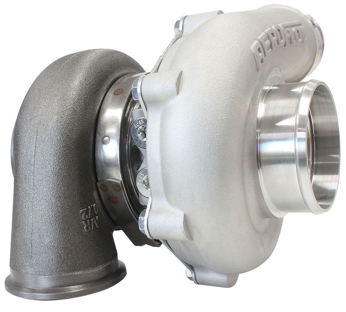 Aeroflow Performance External Wastegate, V-Band Inlet & Exhaust Flanges Aeroflow BOOSTED 5449 .72 Turbocharger 660HP, Natural Cast Finish AF8005-2015 SR