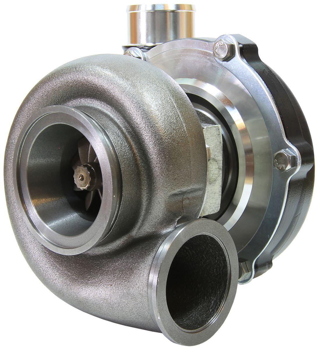 Aeroflow Performance External Wastegate, V-Band Inlet & Exhaust Flanges Aeroflow BOOSTED 5455 1.01 Reverse Rotation Turbocharger 650HP, Hi Temp Black Finish AF80 SR
