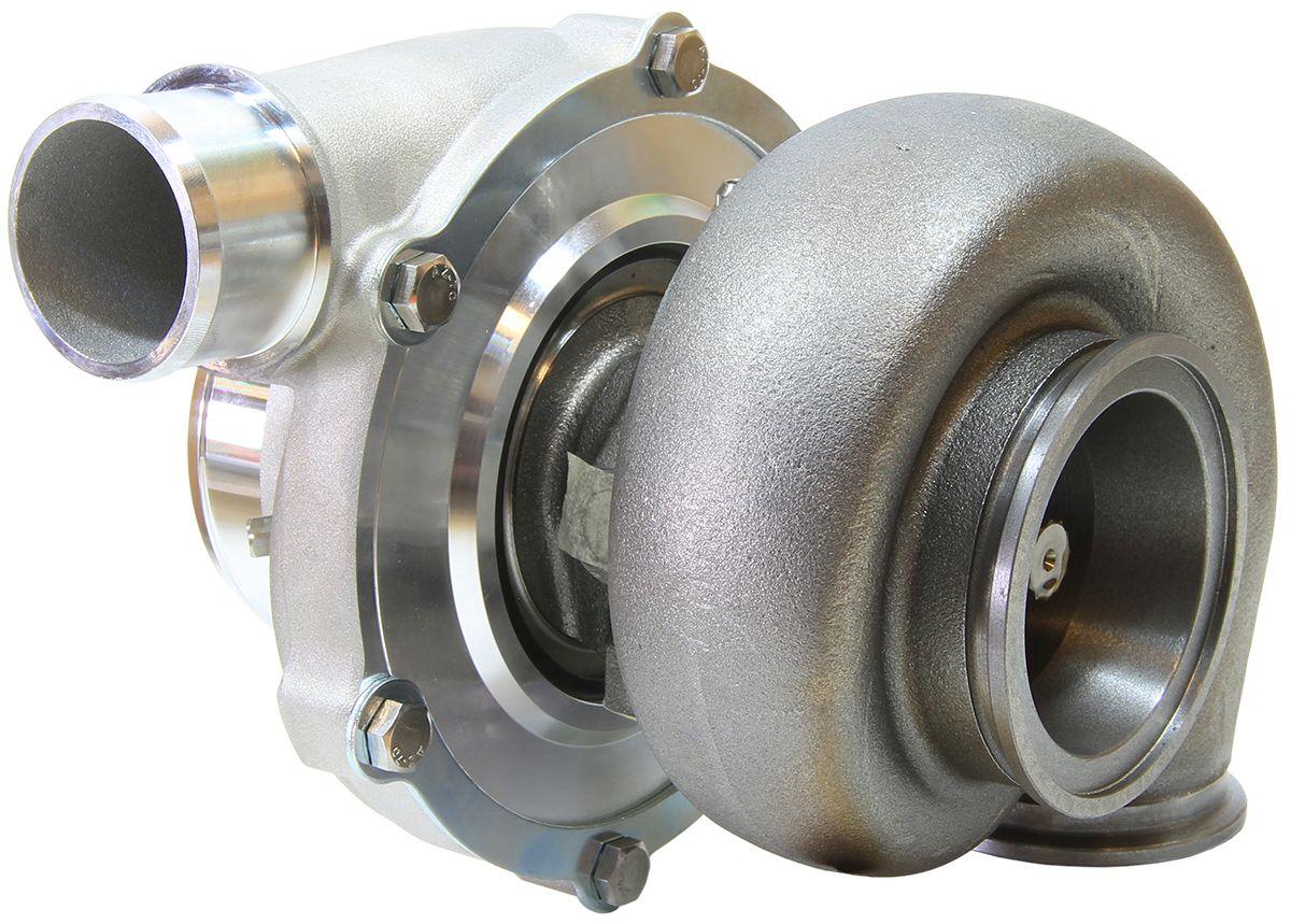 Aeroflow Performance External Wastegate, V-Band Inlet & Exhaust Flanges Aeroflow BOOSTED 5455 V-Band 1.01 Turbocharger 650HP, Natural Cast Finish AF8005-3032 SR