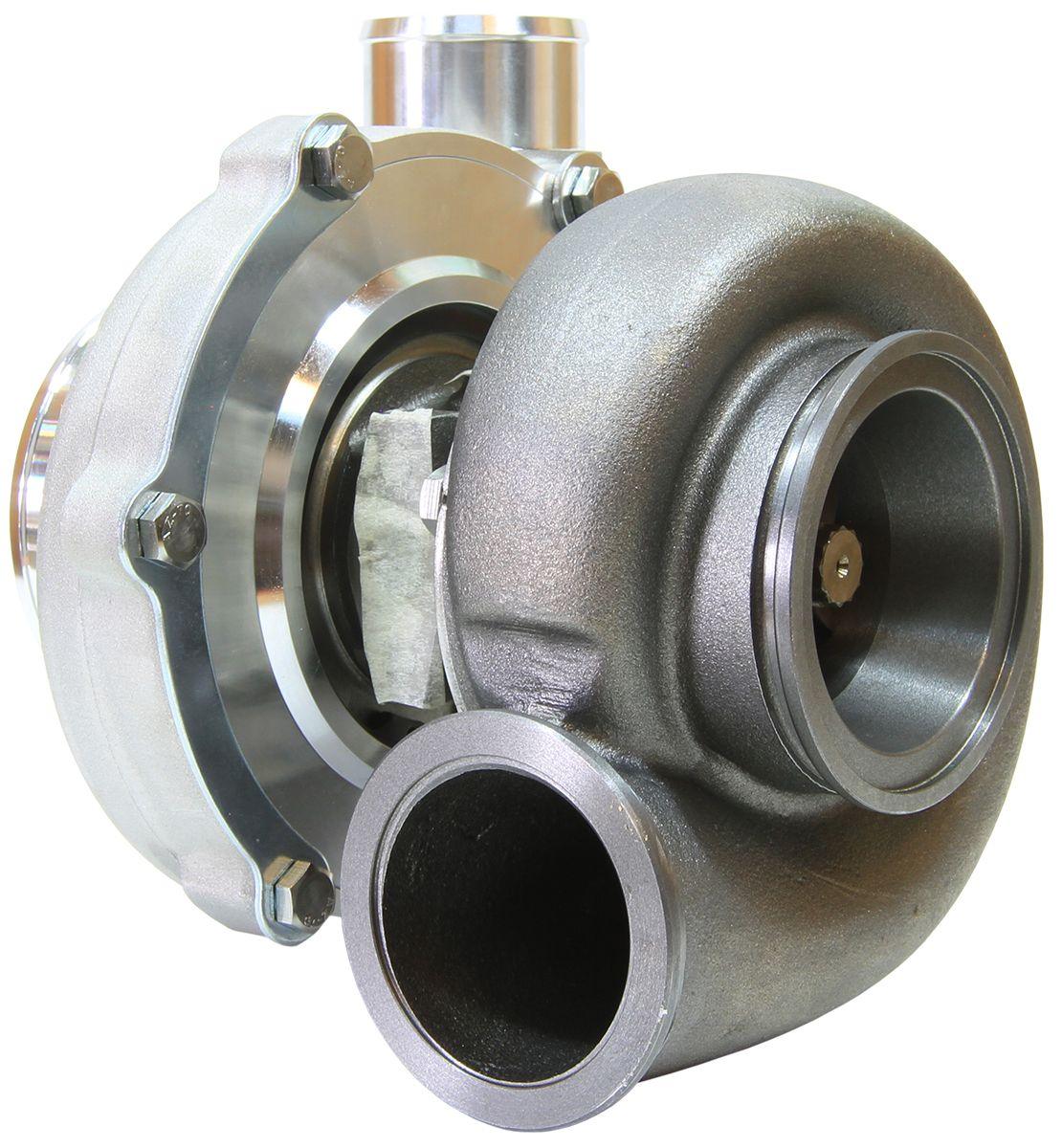Aeroflow Performance External Wastegate, V-Band Inlet & Exhaust Flanges Aeroflow BOOSTED 5855 V-Band 1.01 Turbocharger 750HP, Natural Cast Finish AF8005-3034 SR