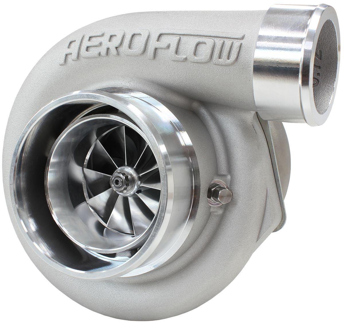 Aeroflow Performance External Wastegate, V-Band Inlet & Exhaust Flanges Aeroflow BOOSTED 6662 V-Band .82 Turbocharger 900HP, Natural Cast Finish AF8005-3020 SR