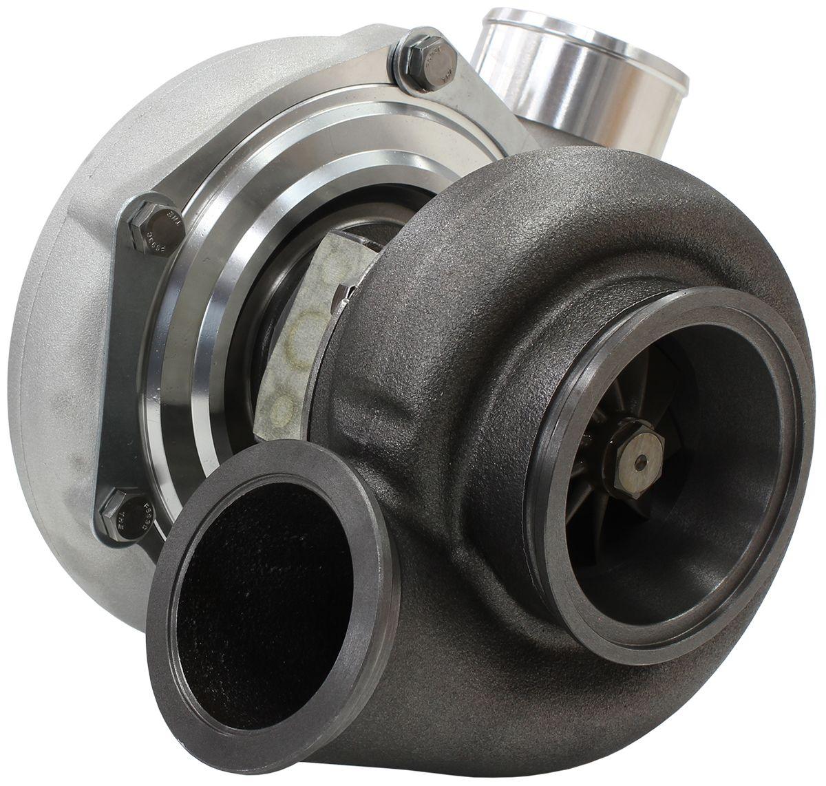 Aeroflow Performance External Wastegate, V-Band Inlet & Exhaust Flanges Aeroflow BOOSTED 6662 V-Band .83 Turbocharger 900HP, Natural Cast Finish AF8005-3022 SR