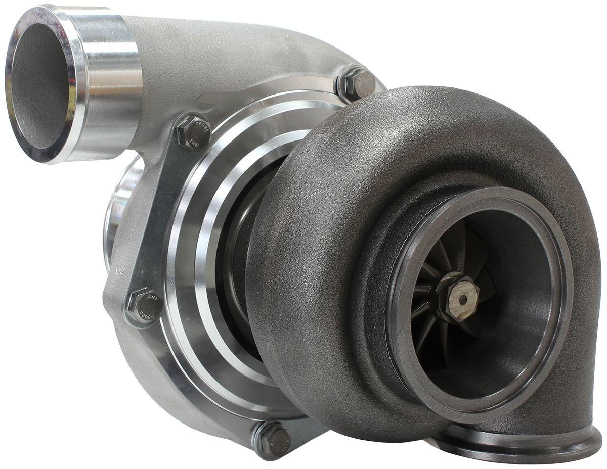Aeroflow Performance External Wastegate, V-Band Inlet & Exhaust Flanges Aeroflow BOOSTED 6662 V-Band .83 Turbocharger 900HP, Natural Cast Finish AF8005-3022 SR
