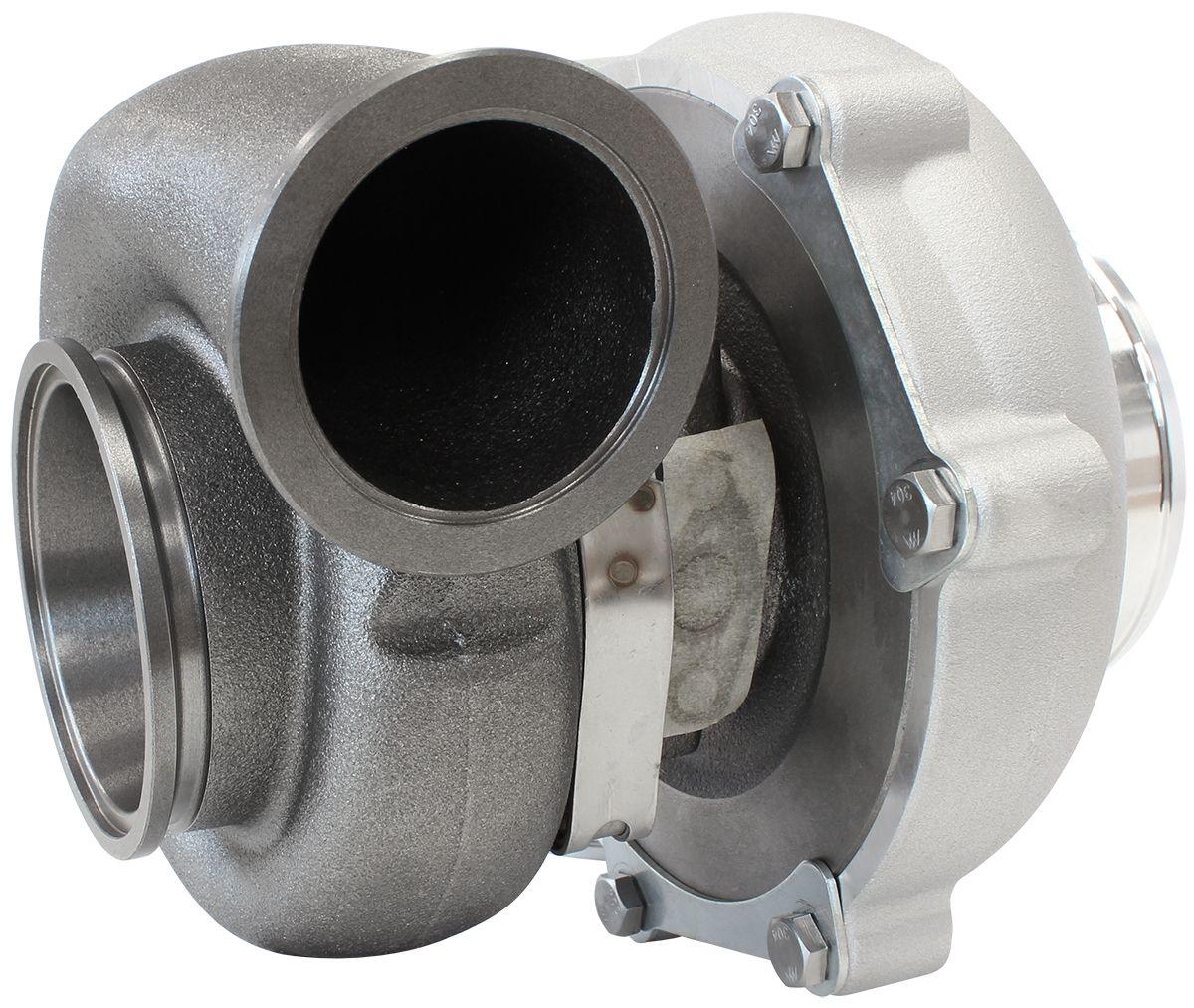 Aeroflow Performance External Wastegate, V-Band Inlet & Exhaust Flanges Aeroflow BOOSTED 6862 1.01 Turbocharger 1050HP, Natural Cast Finish AF8005-3073 SR