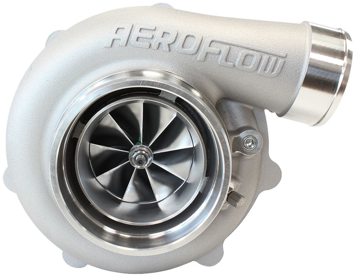 Aeroflow Performance External Wastegate, V-Band Inlet & Exhaust Flanges Aeroflow BOOSTED 6862 1.01 Turbocharger 1050HP, Natural Cast Finish AF8005-3073 SR
