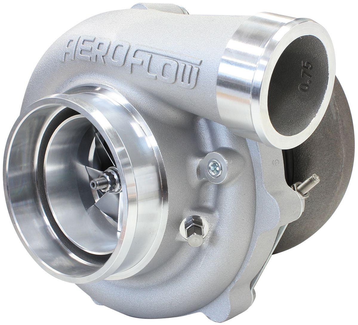 Aeroflow Performance External Wastegate, V-Band Inlet & Exhaust Flanges Aeroflow BOOSTED 6862 1.21 Turbocharger 1050HP, Natural Cast Finish AF8005-3074 SR