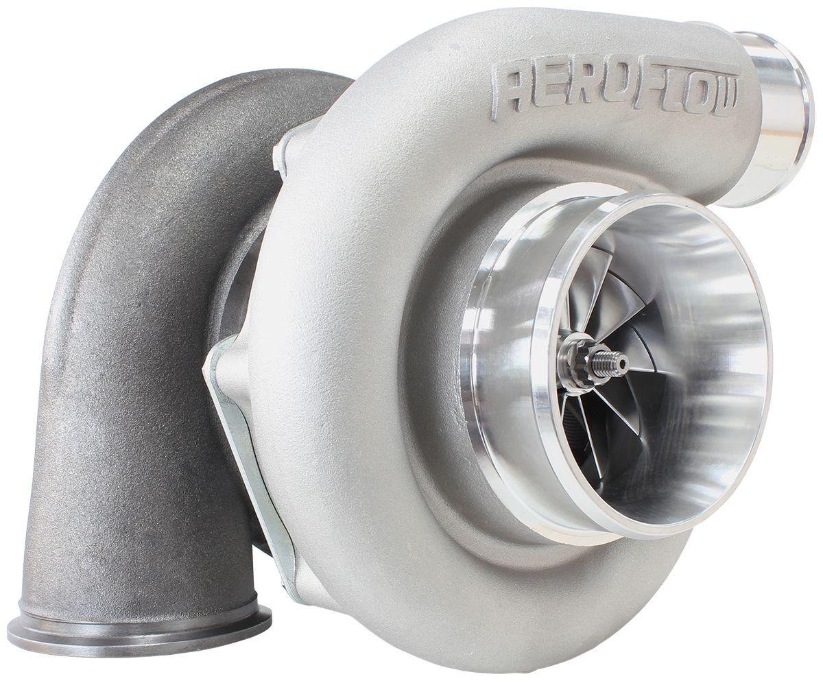 Aeroflow Performance External Wastegate, V-Band Inlet & Exhaust Flanges Aeroflow BOOSTED 7875 V-Band .96 Turbocharger 1050HP, Natural Cast Finish AF8005-4030 SR