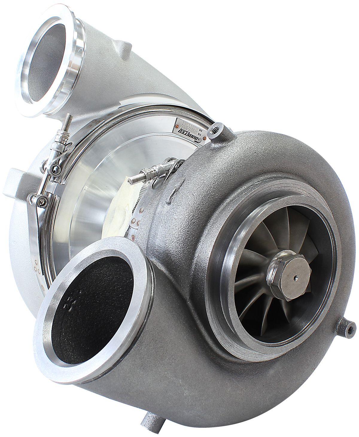 Aeroflow Performance External Wastegate, V-Band Inlet & Exhaust Flanges Aeroflow BOOSTED 94103 V-Band 1.22 Turbocharger 2000HP, Natural Cast Finish AF8005-6015 SR