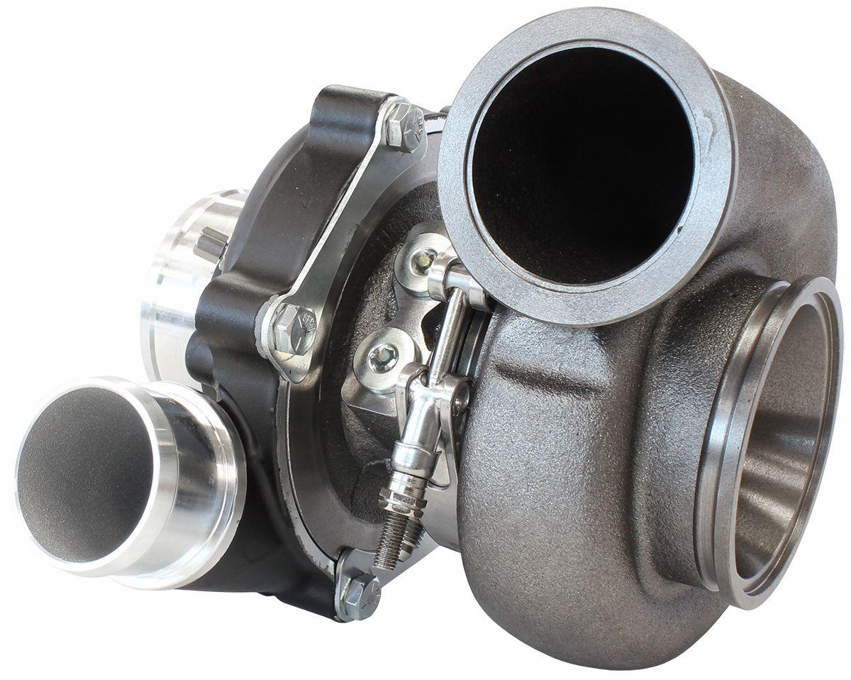 Aeroflow Performance External Wastegate, V-Band Inlet & Exhaust Flanges Aeroflow BOOSTED B5455 1.01 Reverse Rotation Turbocharger 660HP, Hi Temp Black Finish AF8 SR