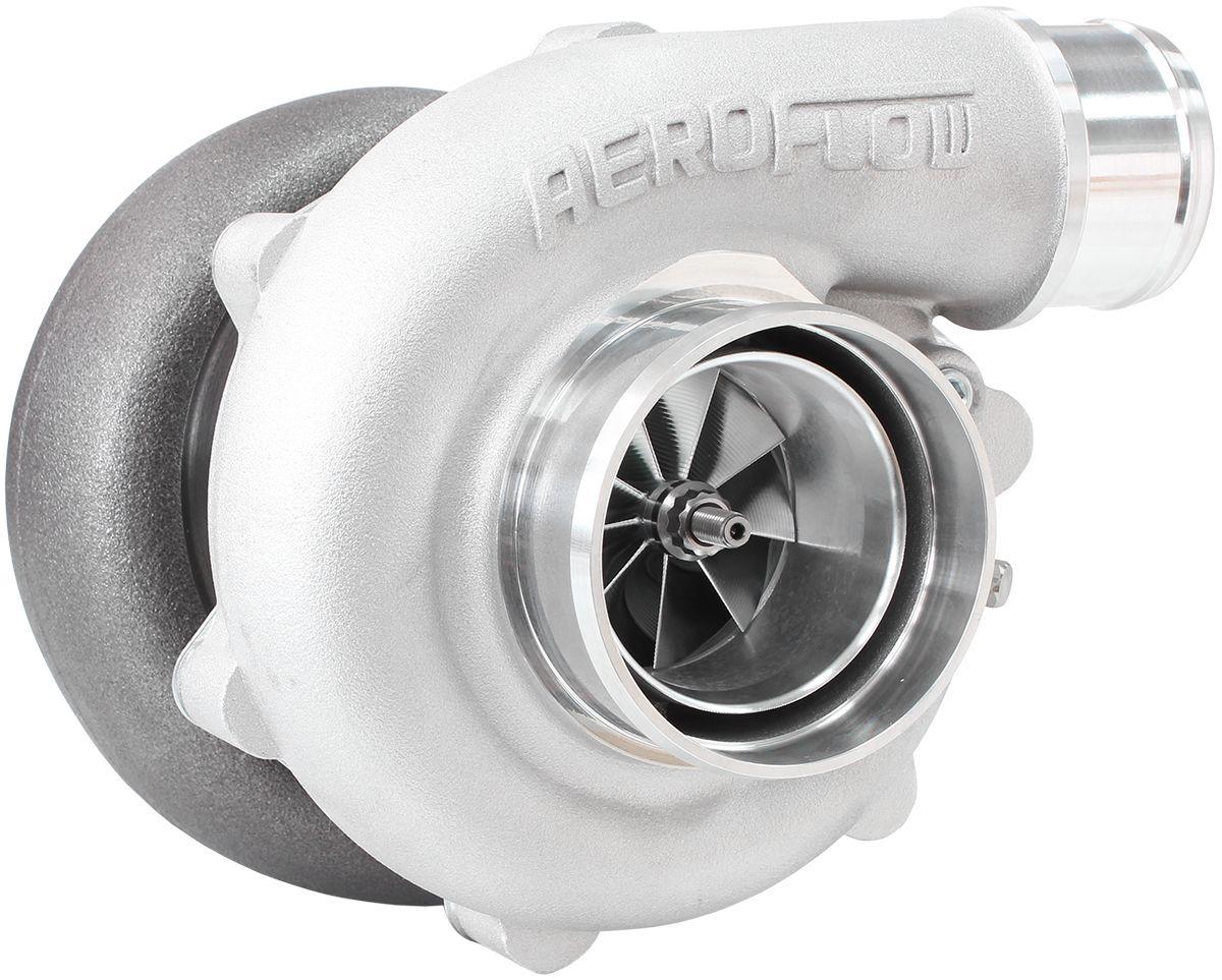 Aeroflow Performance External Wastegate, V-Band Inlet & Exhaust Flanges Aeroflow BOOSTED B5455 1.01 Turbocharger 660HP, Natural Cast Finish AF8005-3041 SR