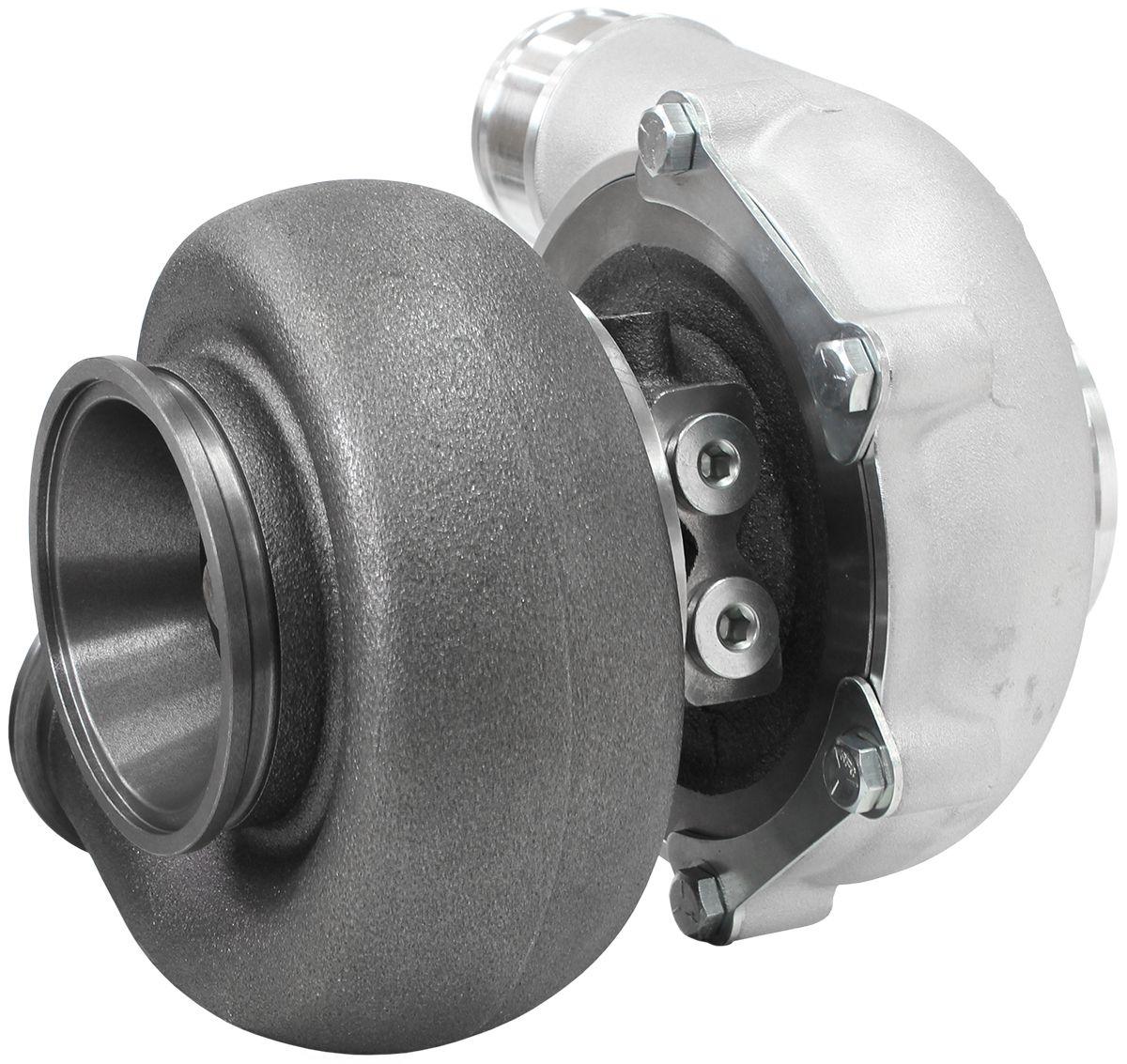 Aeroflow Performance External Wastegate, V-Band Inlet & Exhaust Flanges Aeroflow BOOSTED B5455 .83 Turbocharger 660HP, Natural Cast Finish AF8005-3040 SR