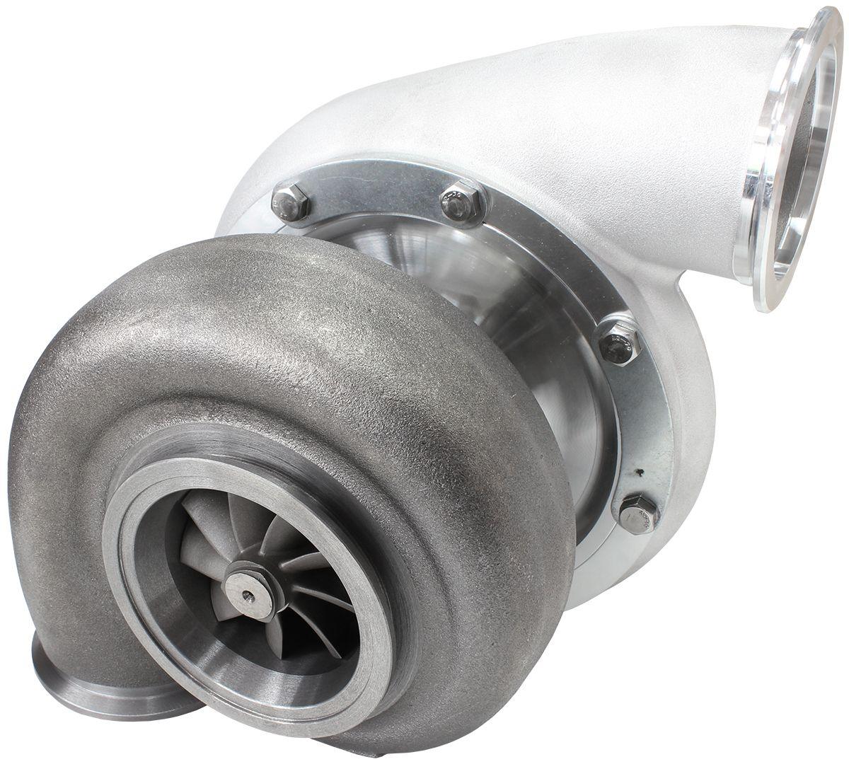 Aeroflow Performance External Wastegate, V-Band Inlet & Exhaust Flanges Aeroflow BOOSTED B7875 1.01 Reverse Rotation Turbocharger 1150HP, Natural Cast Finish AF8 SR