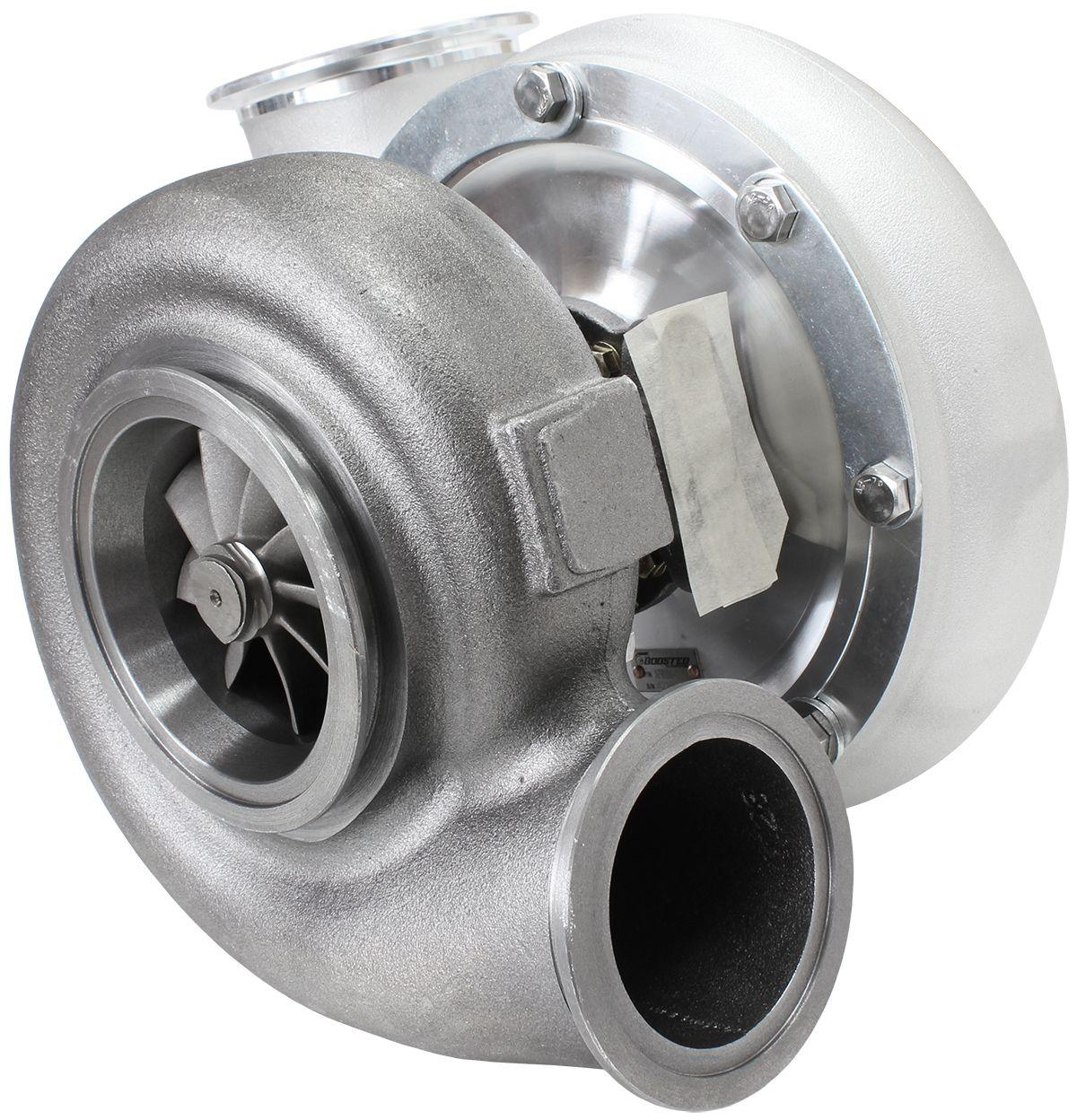 Aeroflow Performance External Wastegate, V-Band Inlet & Exhaust Flanges Aeroflow BOOSTED B7875 1.28 Reverse Rotation Turbocharger 1150HP, Natural Cast Finish AF8 SR