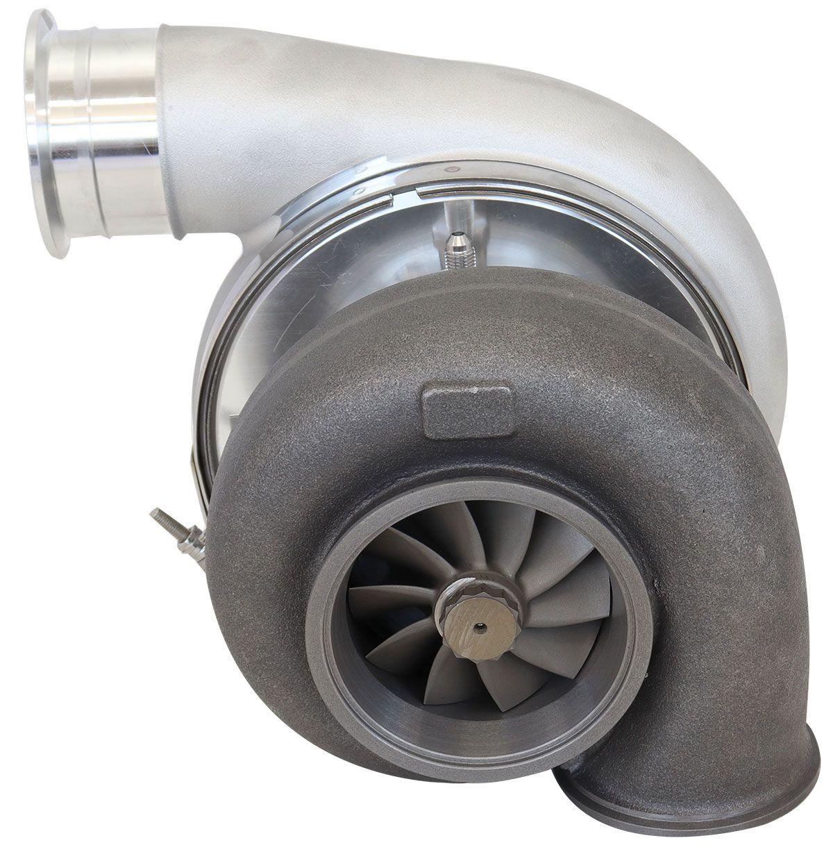 Aeroflow Performance External Wastegate, V-Band Single Entry Inlet Flange, V-Band Exhaust Aeroflow BOOSTED 8888 V-Band 1.31 Turbocharger 1250HP, Natural Cast Finish AF8005-6003 SR