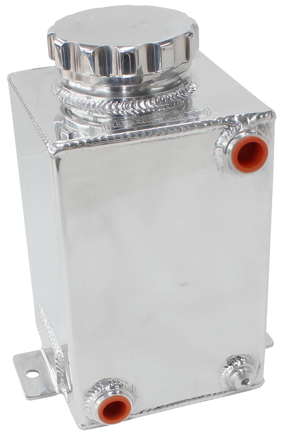 Aeroflow Performance Fabricated Tanks Polished Aeroflow Fuel Cooler Tank - AF77-4054 SR