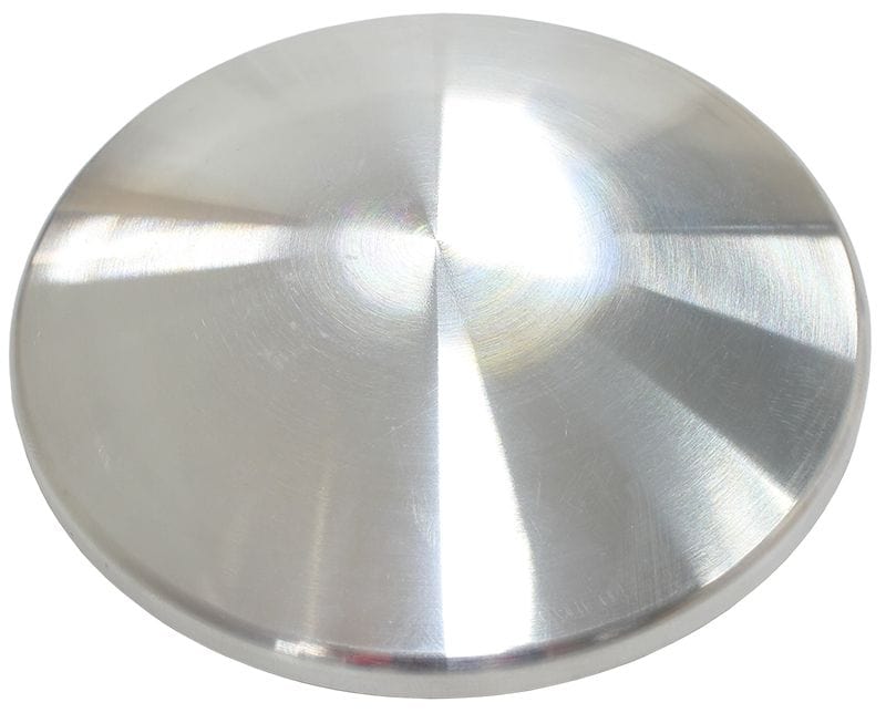 Aeroflow Performance Fabrication 2 1/2" Weld-On Aluminium Tank Ends With Smooth Bowel Style SR