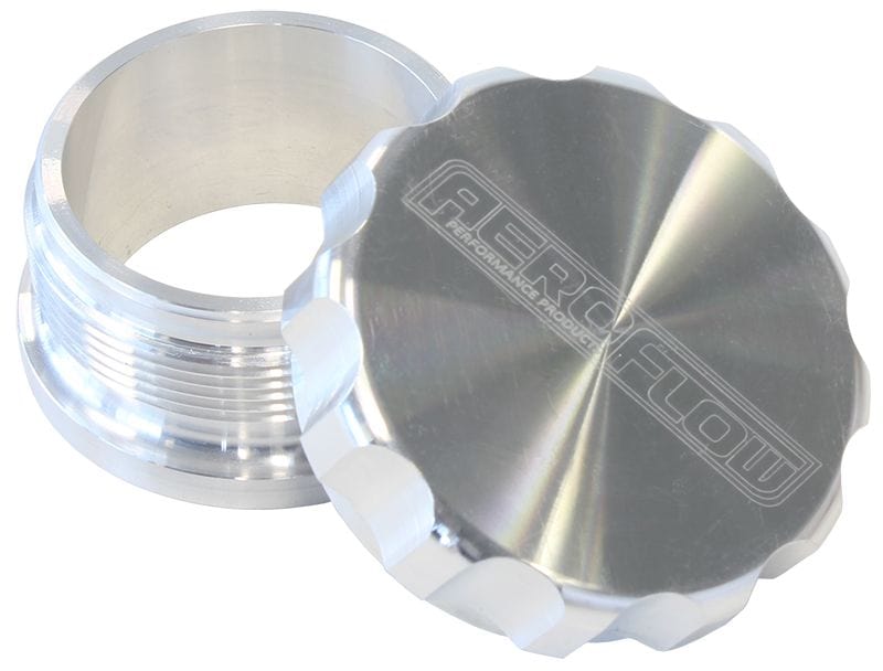 Aeroflow Performance Fabrication 3" / Raw Billet Aluminium Weld-On Filler with Cap SR