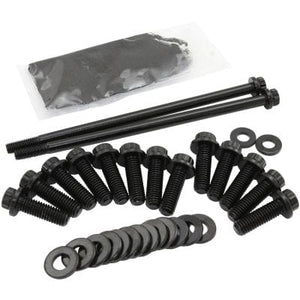 Aeroflow GM LS Oil Pan Bolt Kit- Black Finish AF37-2355