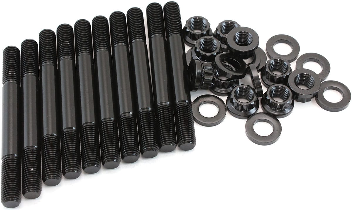 Aeroflow Performance Fabrication & Fasteners Aeroflow Mitsubishi 4G63 2 Bolt Main Stud Kit AF37-2250 SR