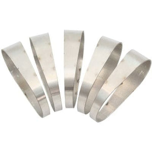 Aeroflow Stainless Steel 3" Oval Pie Cuts - Pack of 5 AF9489-3000