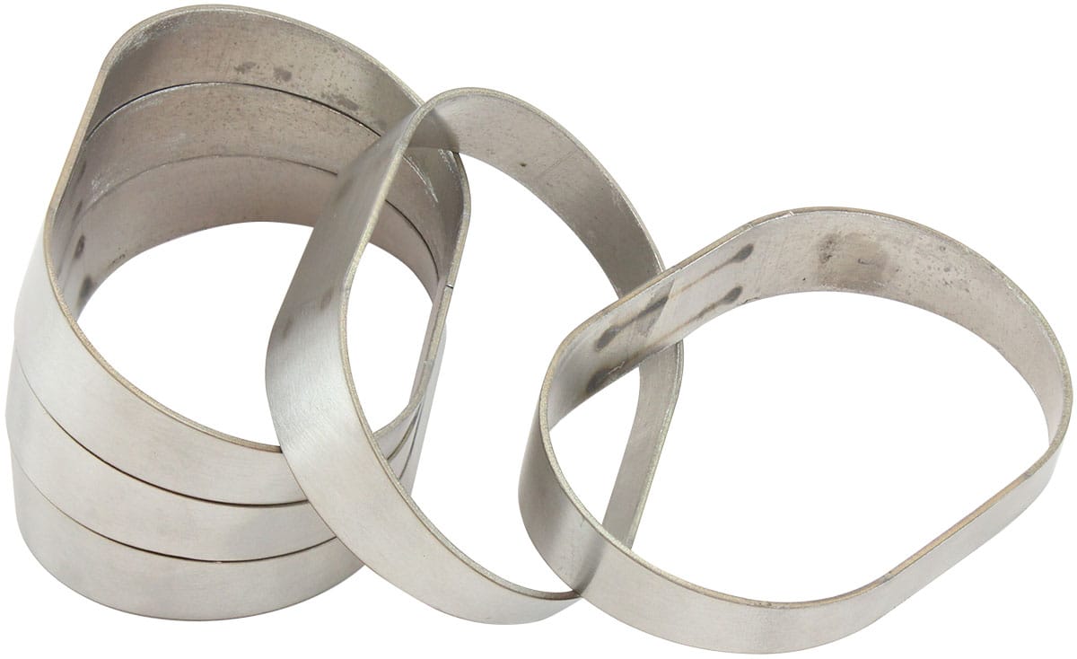 Aeroflow Performance Fabrication & Fasteners Aeroflow Stainless Steel 3" Oval Vertical Pie Cuts - Pack of 5 AF9487-3000 SR