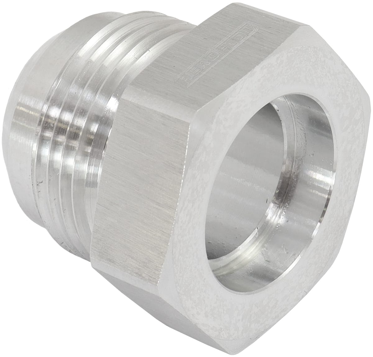Aeroflow Performance Fabrication & Fasteners Aeroflow Weld-On Aluminium Male Hex -16AN Fitting AF999-16DH SR