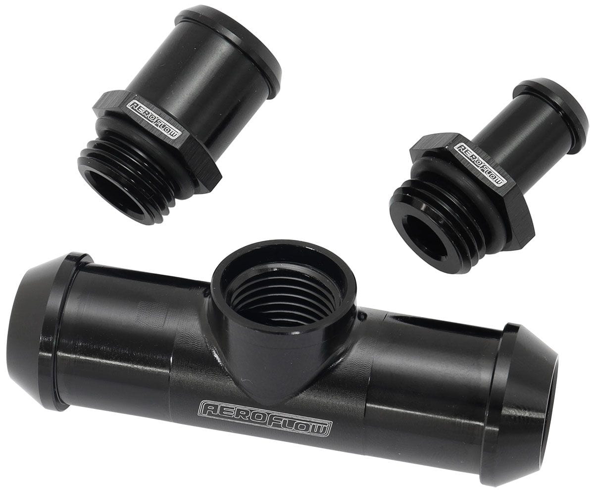 Aeroflow Performance Ford Falcon BA - BF - FG Billet Heater Hose T-Piece Ford Falcon BA - BF - FG Billet Heater Hose T-Piece SR