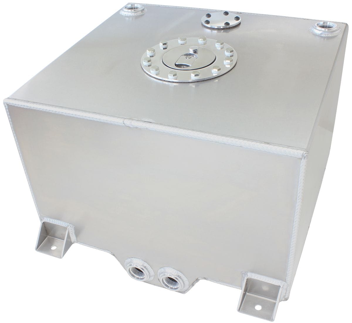 Aeroflow Performance Fuel Cells Polished Aeroflow Aluminium 10 Gallon (38L) Fuel Cell with Cavity/Sump AF85-2100A SR
