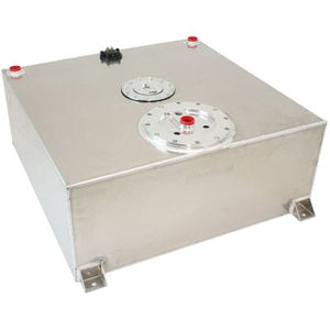 Aeroflow Aluminium 100 Liter (26 Gal) Fuel Cell Flat Bottom Triple 40mm Pump Hanger & Fuel Sender AF85-4091AS