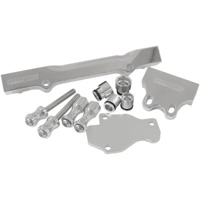 Aeroflow Performance Fuel System Aeroflow Mazda Series 6,7,8 13BBillet EFI Fuel Rails - Silver AF64-2204S SR