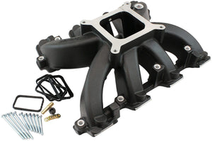 GM LS Carby Hi Rise Intake Bla